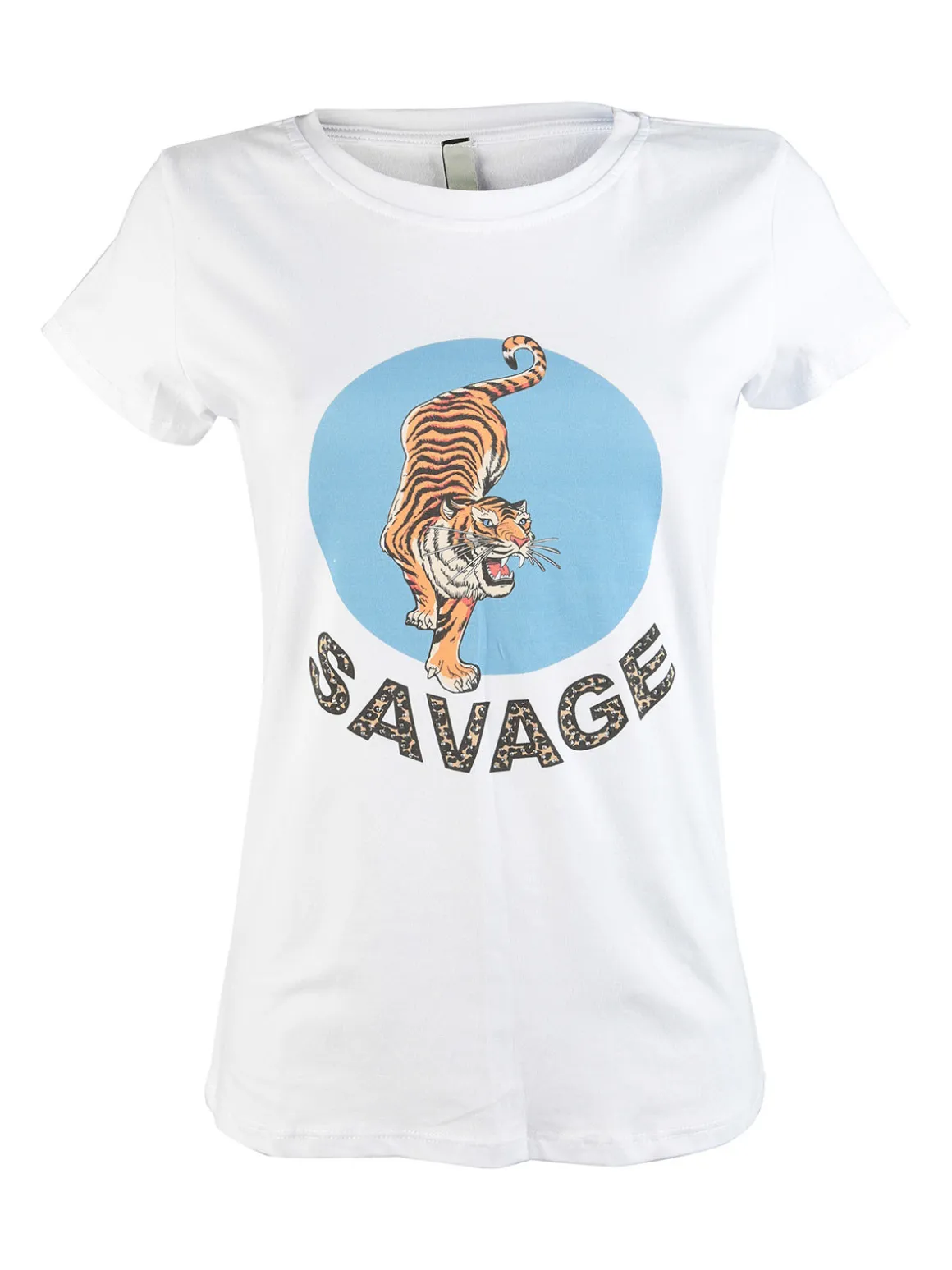 Pink Black T-shirt donna tigre