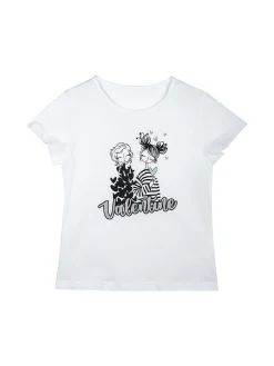 Pink Rabbit Completo da bambina con giacca in ecopelle + t-shirt e gonna in tulle