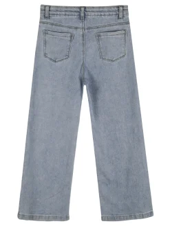 Pink Shell Jeans baggy da bambina con ricami - jeans
