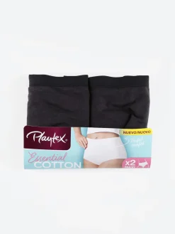 Playtex Slip maxi in cotone elasticizzato pacco da 2 pezzi