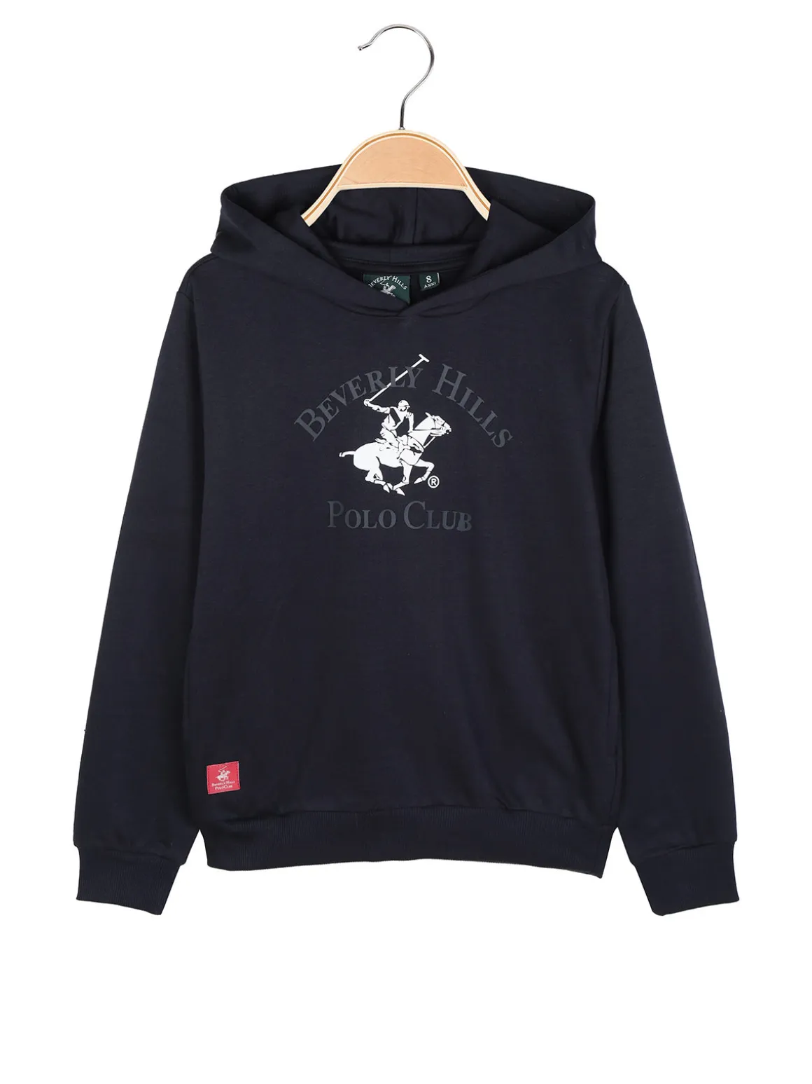 Polo Club Felpa da bambino con cappuccio e tasche laterali