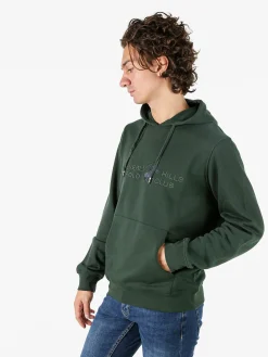 Polo Club Felpa da uomo con cappuccio - militare