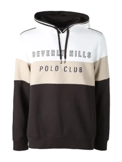 Polo Club Felpa da uomo con cappuccio - moro