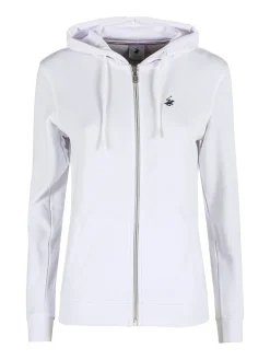 Polo Club Felpa donna con cappuccio e zip intera