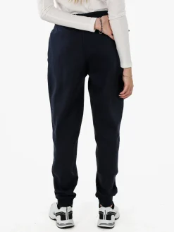 Polo Club Pantaloni sportivi da donna felpati con coulisse - blu scuro