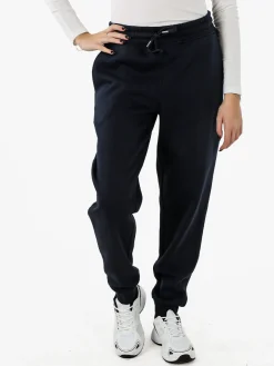 Polo Club Pantaloni sportivi da donna felpati con coulisse - blu scuro