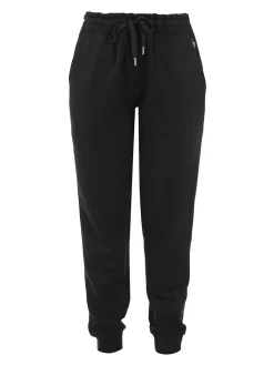 Polo Club Pantaloni sportivi da donna felpati con coulisse - nero