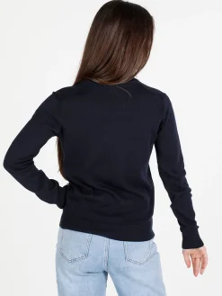 Polo Club Pullover donna in cotone scollo V