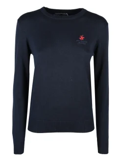 Polo Club Pullover girocollo da donna in cotone