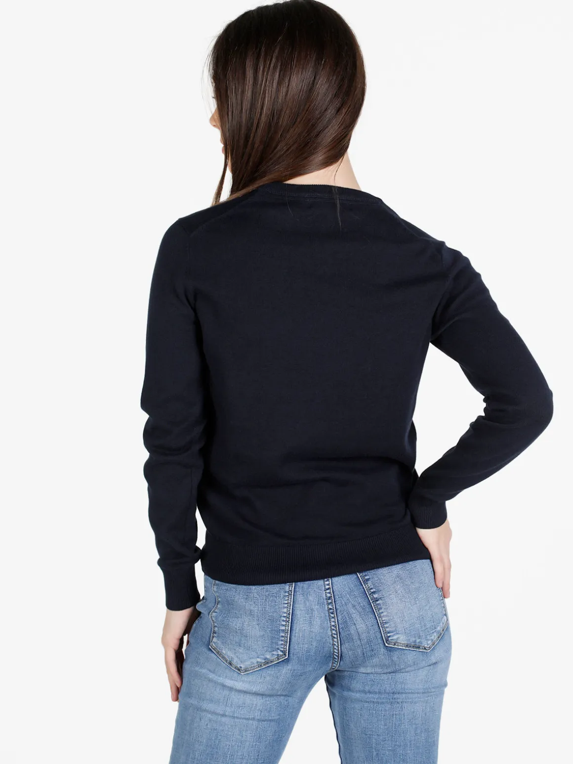 Polo Club Pullover girocollo da donna in cotone