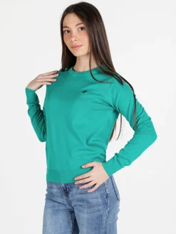 Polo Club Pullover girocollo da donna in cotone
