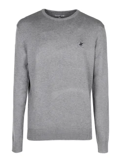 Polo Club Pullover girocollo da uomo in maglia