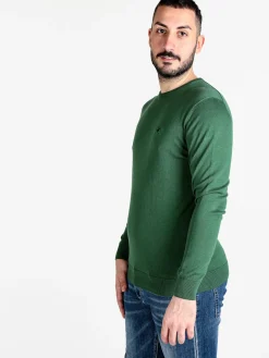 Polo Club Pullover girocollo da uomo in cotone
