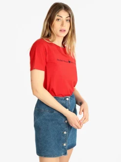 Polo Club T-shirt donna manica corta con scritta