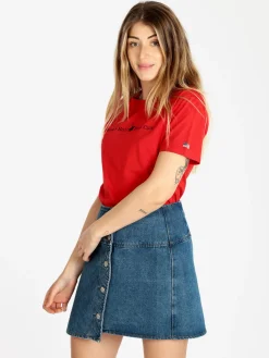 Polo Club T-shirt donna manica corta con scritta
