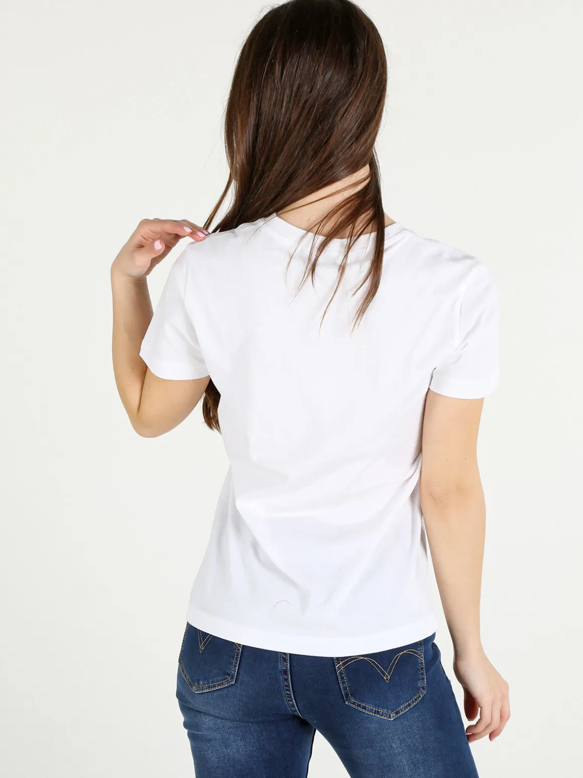 Polo Club T-shirt girocollo da donna in cotone