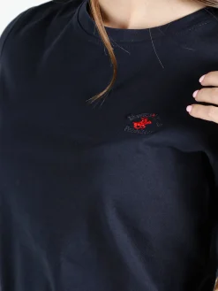 Polo Club T-shirt girocollo da donna in cotone