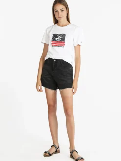 Polo Club T-shirt manica corta donna con stampa