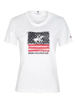 Polo Club T-shirt manica corta donna con stampa