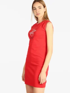 Polo Club Vestito donna smanicato in cotone