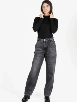 Ppt Style Pullover donna in maglia con collo a lupetto