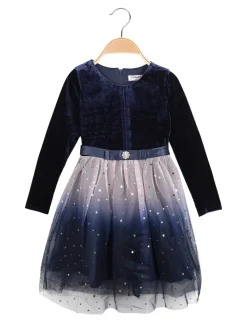 Pretty Baby Vestito elegante da bambina in velluto e tulle