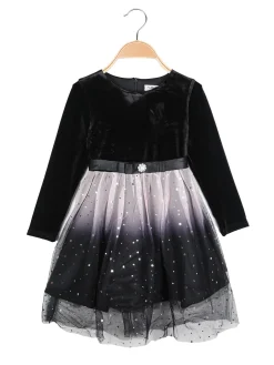 Pretty Baby Vestito elegante da bambina in velluto e tulle