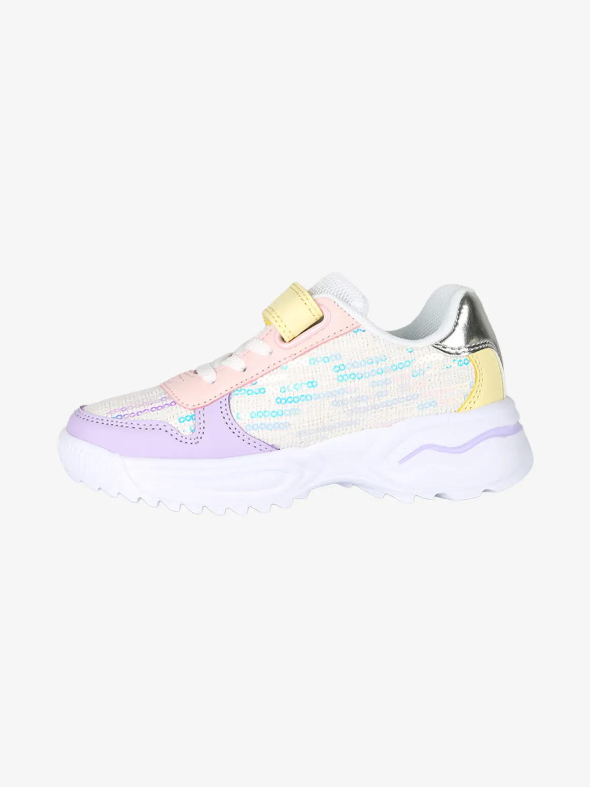 Primigi Sneakers da bambina con strappi e pailettes - multicolore