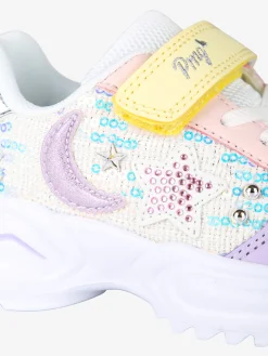 Primigi Sneakers da bambina con strappi e pailettes - multicolore