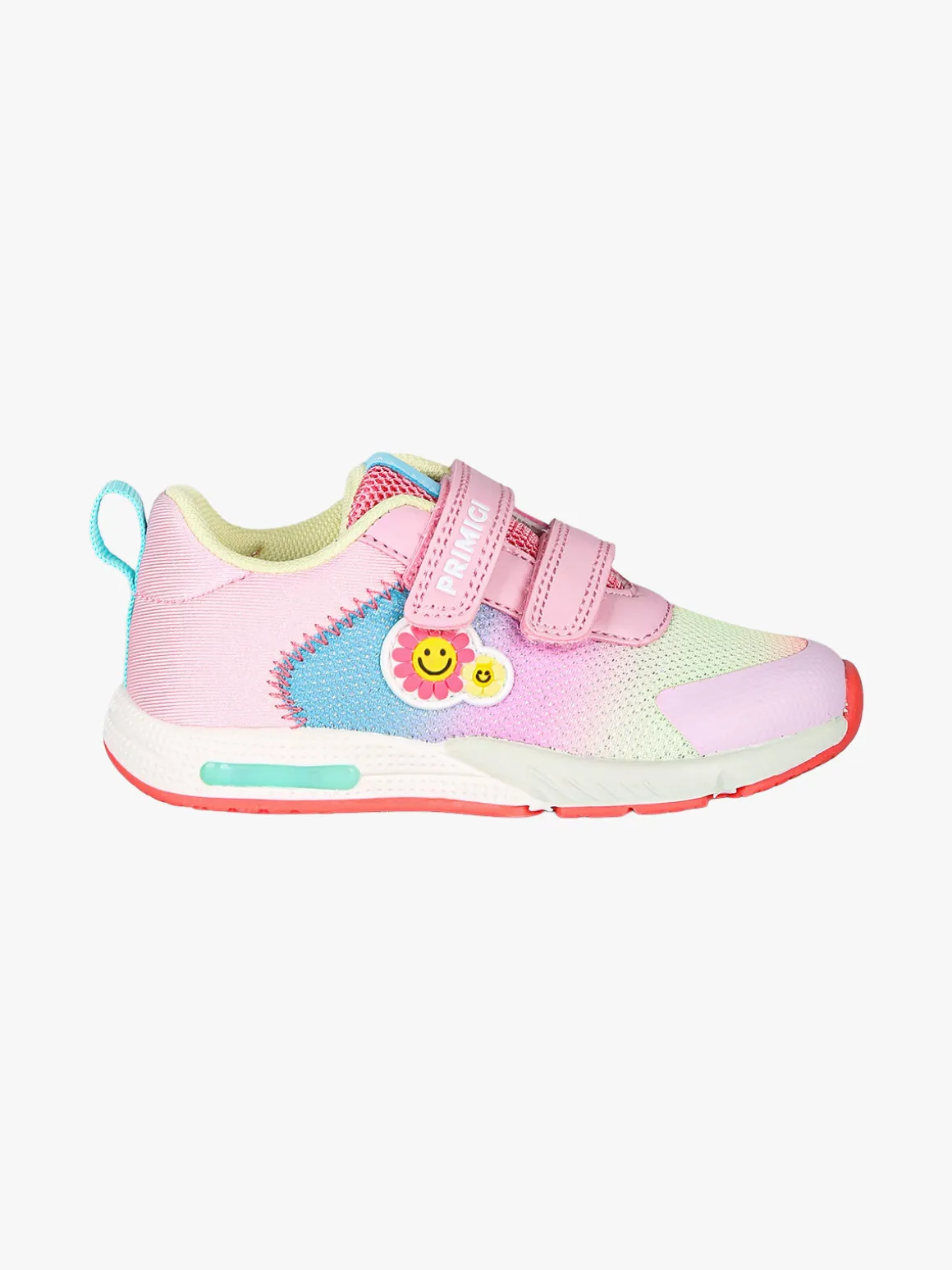 Primigi Sneakers da bambina con strappi e luci - rosa