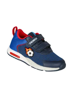 Primigi Sneakers da bambino con strappi e luci - blu scuro