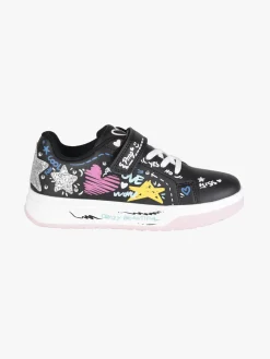 Primigi Sneakers da ragazza con stampe disegni e cinturino a strappo