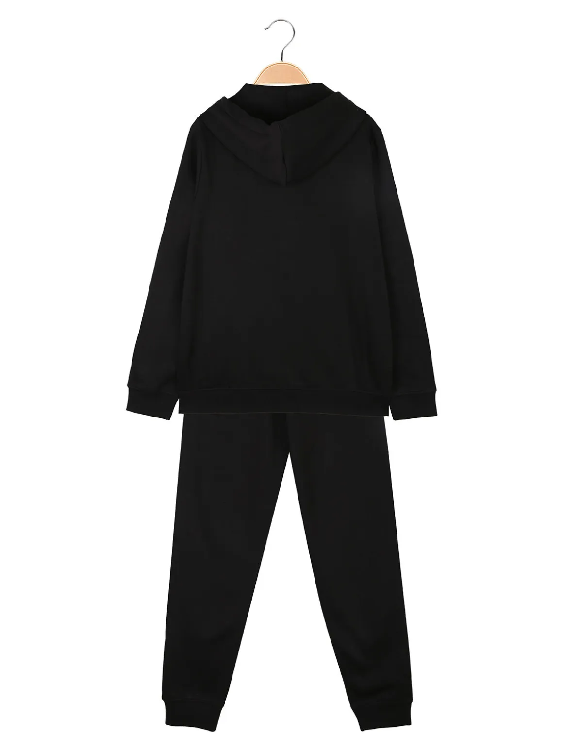 Puma ESS+ANIMAL FZ HOODED SUIT Completo tuta da ragazza - nero