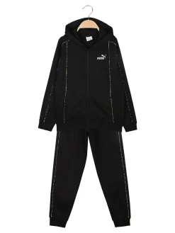 Puma ESS+ANIMAL FZ HOODED SUIT Completo tuta da ragazza - nero