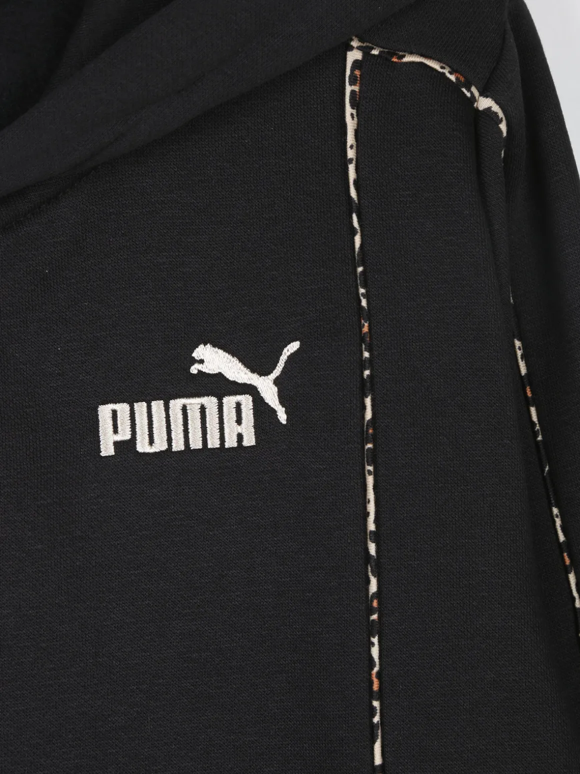 Puma ESS+ANIMAL FZ HOODED SUIT Completo tuta da ragazza - nero