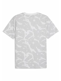 Puma ESS LOGO LAB AOP T-shirt da uomo - bianco
