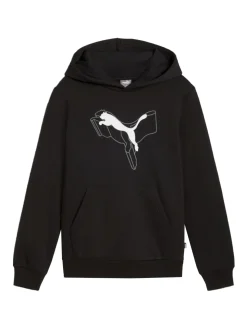 Puma ESS+Logo LAB Cat Hoodie Felpa da ragazzo con cappuccio