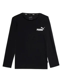 Puma ESS No.1 Logo LS Tee T-shirt a maniche lunghe da ragazzo