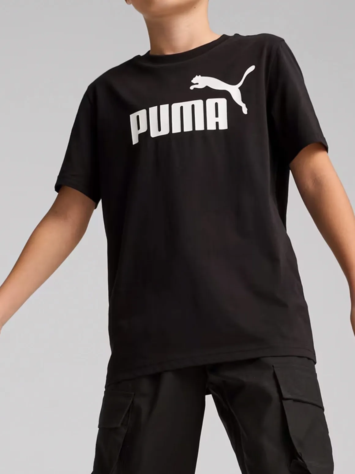 Puma ESS No.1 LOGO TEE T-shirt da bambini in cotone