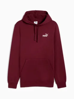 Puma ESS SMALL N.o 1 LOGO HOODIE Felpa uomo con cappuccio - bordeaux