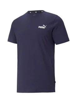 Puma ESS Small No.1 Logo Tee T-shirt uomo - blu scuro