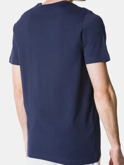Puma ESS Small No.1 Logo Tee T-shirt uomo - blu scuro
