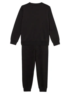 Puma LOGO CREW SUIT Completo tuta da bambini invernale - nero