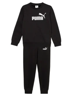 Puma LOGO CREW SUIT Completo tuta da bambini invernale - nero