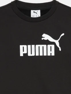 Puma LOGO CREW SUIT Completo tuta da bambini invernale - nero