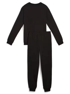 Puma LOGO CREW SUIT Completo tuta da bambini invernale - nero