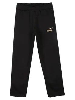 Puma METALLIC SWEAT SUIT Completo tuta da ragazzi con cappuccio e zip - nero
