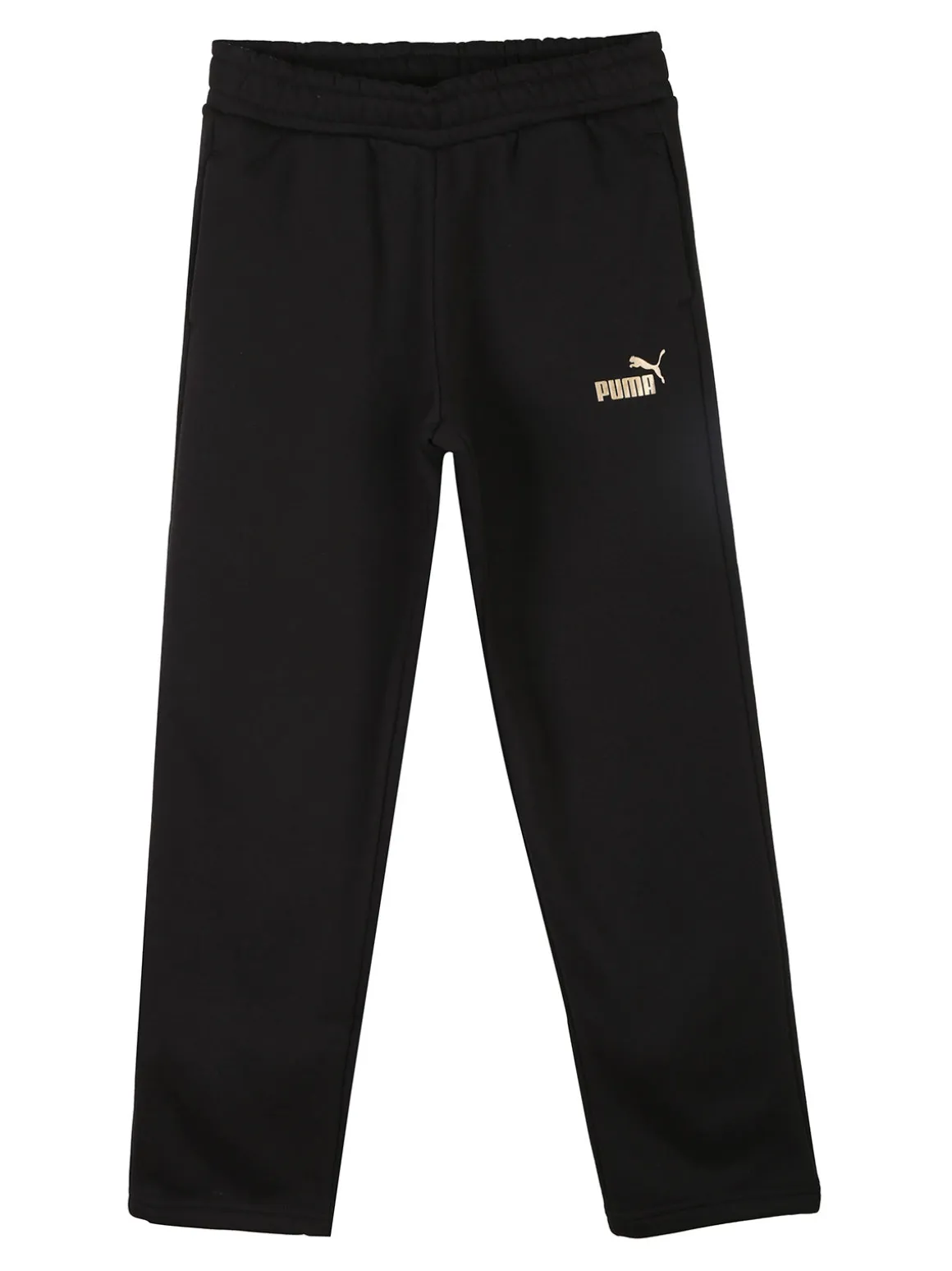 Puma METALLIC SWEAT SUIT Completo tuta da ragazzi con cappuccio e zip - nero