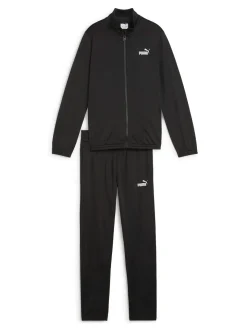 Puma Poly Suit Completo tuta 2 pezzi da bambini full zip con logo - nero