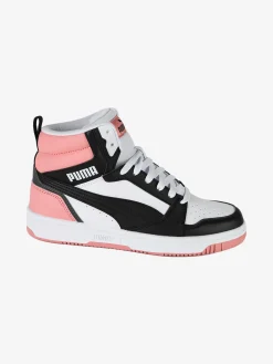 Puma Rebound v6 Mid sneakers alte da ragazza bicolore